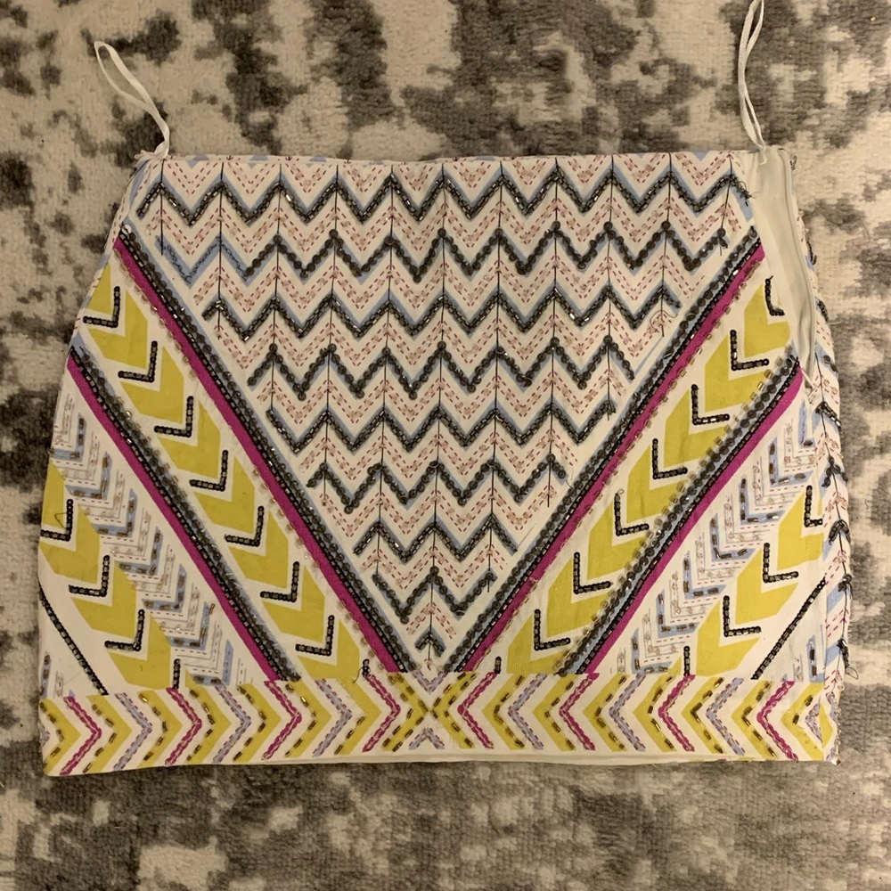 Zara Sequin Mini Skirt